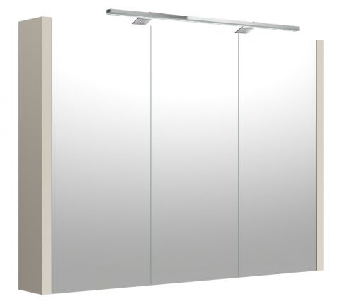 Badezimmer - Spiegelschrank Noida 06, Farbe: Beige – 65 x 88 x 12 cm (H x B x T)