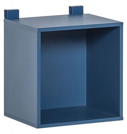 Jugendzimmer - Aufbewahrungsbox Skalle, Farbe: Blau - Abmessungen: 33 x 32 x 24 cm (H x B x T)