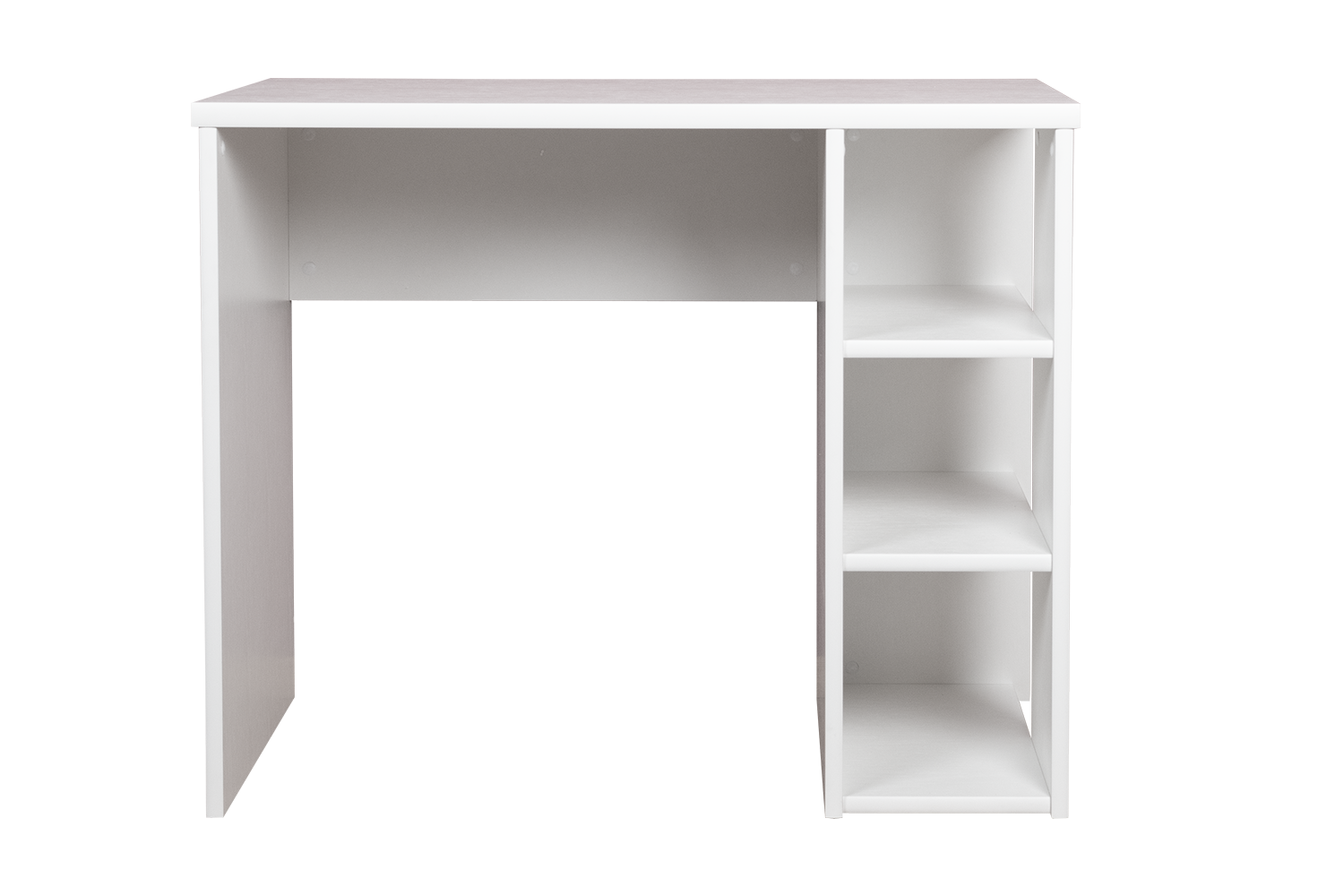 Schreibtisch 35, Farbe: Weiß - 75 x 91 x 50 cm (H x B x T)