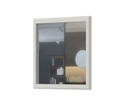 Spiegel Falefa 16, Farbe: Elfenbein - 70 x 77 x 4 cm (H x B x T)