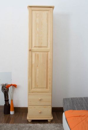 Schrank Kiefer massiv Vollholz natur Junco 36 - Abmessung 195 x 45 x 42 cm