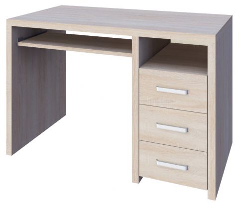 Schreibtisch Kerowagi 14, Farbe: Sonoma Eiche - Abmessungen: 77 x 120 x 60 cm (H x B x T)