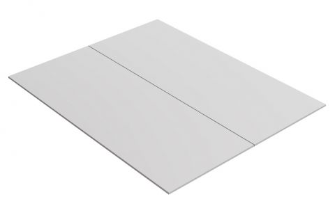 Bodenplatte für Doppelbett, Farbe: Weiß - 79,20 x 196 cm (B x L)