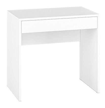 Schreibtisch Tornved 01, Farbe: Weiß - Abmessungen: 79 x 83 x 51 cm (H x B x T)