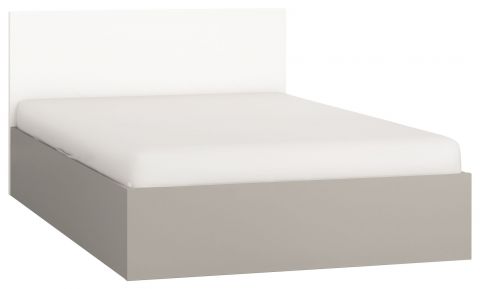 Einzelbett Bellaco 25 inkl. Lattenrost, Farbe: Grau / Weiß - Liegefläche: 120 x 200 cm (B x L)