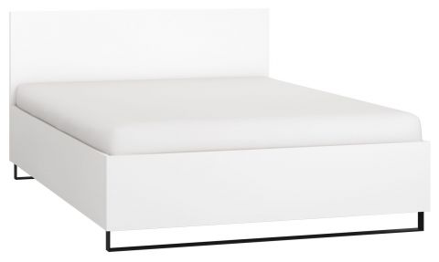 Doppelbett Chiflero 45 inkl. Lattenrost, Farbe: Weiß - Liegefläche: 140 x 200 cm (B x L)
