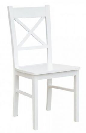 Weißer Stuhl Gyronde 22, Buche Vollholz, 94 x 43 x 44 cm, durch hochwertige und professionelle Verarbeitung eine lange Lebensdauer, passt in jeden Raum