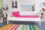 Jugendbett / Kinderbett "Easy Premium Line" K1/s Voll, 90 x 190 cm Buche Vollholz massiv weiß lackiert