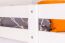 Etagenbett für Erwachsene "Easy Premium Line" K18/n inkl. 2 Schubladen und 2 Abdeckblenden, Kopfteil mit Löchern, Buche Vollholz massiv Weiß - 90 x 200 cm, (B x L) teilbar