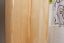Kleiderschrank Massivholz natur 007 - 190 x 90 x 60 cm (H x B x T)