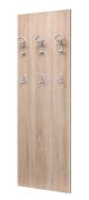 Garderobe Ainsa 05, Farbe: Eiche Braun - 149 x 50 x 7 cm (H x B x T)