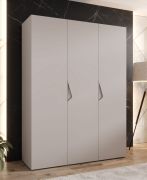Kleiderschrank | 3 Türen | Farbe: Kaschmir | Griffe: Kaschmir | Maße: 150 x 52 x 202 cm | 2 Kleiderstangen | 2 Fächer | Drehtürenschrank