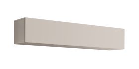 Hängeschrank | 1 Kipptür | Push-to-open Funktion | Farbe: Kaschmir | 2 Fächer | Maße: 160 x 29 x 30 cm | für Wohnzimmer