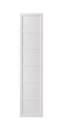 Tür für Eckkleiderschrank | Farbe: Platinweiß | Maße: 51 x 2 x 228 cm | dekorativer Rahmen