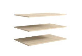 Einlegeböden für Schränke, 3er Set - Maße: 55 x 87 x 1,5 cm