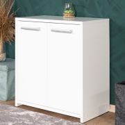 Unterschrank Cerri 05, Farbe: Weiß - 60 x 56 x 30 cm (H x B x T)