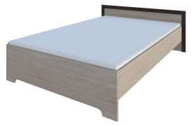 Doppelbett Aitape 12, Farbe: Sonoma Eiche dunkel / Sonoma Eiche hell - Liegefläche: 160 x 200 cm (B x L)