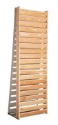 Beschattungselement für Holzpavillon "Almsee", aus österreichischer Hochgebirgslärche, unbehandelt, elementweise einsetzbar, 20 Lamellen