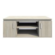 TV-Unterschrank Pamulang 07, Farbe: Sonoma Eiche - Abmessungen: 47 x 120 x 49 cm (H x B x T)