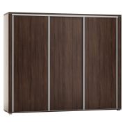 Schiebetürenschrank / Kleiderschrank Aitape 38, Farbe: Sonoma Eiche dunkel - Abmessungen: 188 x 210 x 60 cm (H x B x T)
