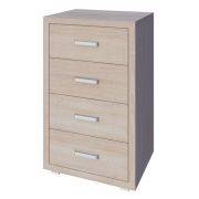Kommode Kerowagi 24, Farbe: Sonoma Eiche - Abmessungen: 90 x 70 x 41 cm (H x B x T)