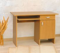 Schreibtisch Banjaran 02, Farbe: Erle - Abmessungen: 72 x 100 x 52 cm (H x B x T)