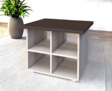 Couchtisch Aitape 23, Farbe: Sonoma Eiche dunkel / Sonoma Eiche hell - Abmessungen: 78 x 60 x 62 cm (B x T x H)
