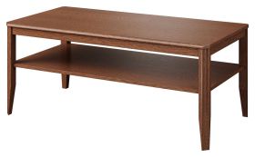 Couchtisch Gorica 18, in Eiche Rustikal, 50 x 120 x 60 cm, mit 1 Ablagefach, teilmassiv, langlebig und stabil, hochwertig verarbeitet