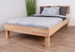 Einzelbett / Gästebett Collin 07 Buche massiv natur geölt - Liegefläche: 120 x 200 cm (B x L)