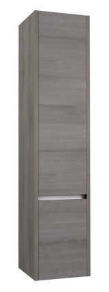 Badezimmer - Hochschrank Kolkata 84, Farbe: Esche grau – 160 x 35 x 35 cm (H x B x T)