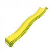 Rutsche mit Wasseranschluss - Länge 2,40 m - Farbe: Gelb, 