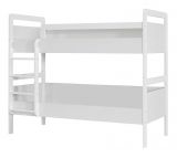 Kinderbett / Etagenbett Koa 14, Farbe: Weiß - Liegefläche: 90 x 200 cm (B x L)