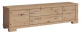 Kommode - Lowboard "Temerin" 20, Farbe: Eiche Rustikal - Abmessungen: 50 x 180 x 42 cm (H x B x T)