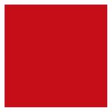 Metallfront für Möbel der Serie Marincho, Farbe: Rot - Abmessungen: 53 x 53 cm (B x H)