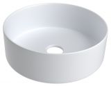 Bad - Waschbecken Dhule 24, Farbe: Weiß matt – 12 x 36 x 36 cm (H x B x T)