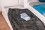 Etagenbett für Erwachsene "Easy Premium Line" K17/h inkl. Liegeplatz und 2 Abdeckblenden, 90 x 200 cm (B x L) Buche Vollholz massiv weiß lackiert, teilbar