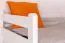 Etagenbett für Erwachsene "Easy Premium Line" K20/h inkl. Liegeplatz und 2 Abdeckblenden, Kopf- und Fußteil gerade, Buche Vollholz massiv Weiß - 90 x 200 cm (B x L), teilbar