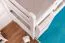 Etagenbett für Erwachsene "Easy Premium Line" K20/h inkl. Liegeplatz und 2 Abdeckblenden, Kopf- und Fußteil gerade, Buche Vollholz massiv Weiß - 90 x 200 cm (B x L), teilbar