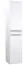 Badezimmer - Hochschrank Bidar 87, Farbe: Weiß glänzend – 160 x 35 x 35 cm (H x B x T)
