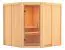 Sauna Chiara 07, 68 mm Wandstärke - 196 x 196 x 198 cm (B x T x H)