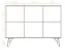 Kommode Masterton 10 Wildeiche massiv geölt - Abmessungen: 100 x 136 x 45 cm (H x B x T)