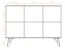 Kommode Masterton 10 Kernbuche massiv geölt - Abmessungen: 100 x 136 x 45 cm (H x B x T)