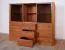 Vitrine Jussara 12, Farbe: Bernstein, Eiche teilmassiv – 150 x 178 x 42 cm (H x B x T)