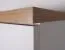 Drehtürenschrank / Kleiderschrank Panduros 02, Farbe: Kiefer Weiß / Eiche Braun - Abmessungen: 185 x 45 x 52 cm (H x B x T)