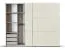 Schiebetürenschrank / Kleiderschrank Sabadell 13, Farbe: Eiche / Beige Hochglanz - 222 x 269 x 64 cm (H x B x T)
