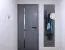 Garderobe Knoxville 25, Farbe: Grau - Abmessungen: 150 x 40 x 3 cm (H x B x T)