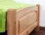 Bettrahmen für Kinder / Kinderbett 80 x 200 cm | Massivholz: Buche | Natur Lackiert Abbildung