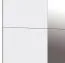 Schiebetürenschrank / Kleiderschrank Pibor 21, Farbe: Weiß - Abmessungen: 191 x 170 x 61 cm (H x B x T)