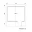 Gartenhaus 4,1 x 3,94 Meter (inkl. Dach) | 1 Fenster | 70 mm Blockbohlen |natur unbehandelt | Satteldach | inkl. Fußboden | aus nordischer Fichte Abbildung