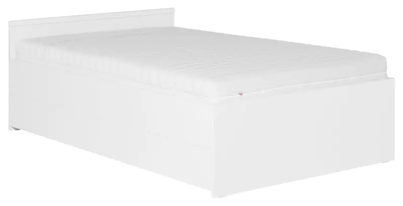 Kinderbett / Jugendbett Marincho 75, Farbe: Weiß - Liegefläche: 120 x 200 cm